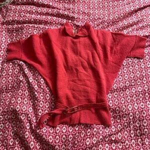 Vintage Wool Sweather Set Top & Skirt Loftie’s 1950’s